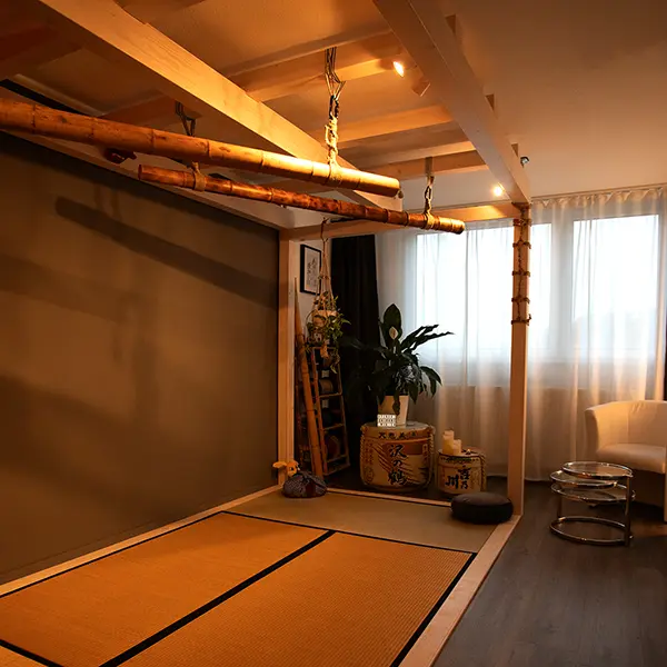 Blick vom Studioeingang aus.